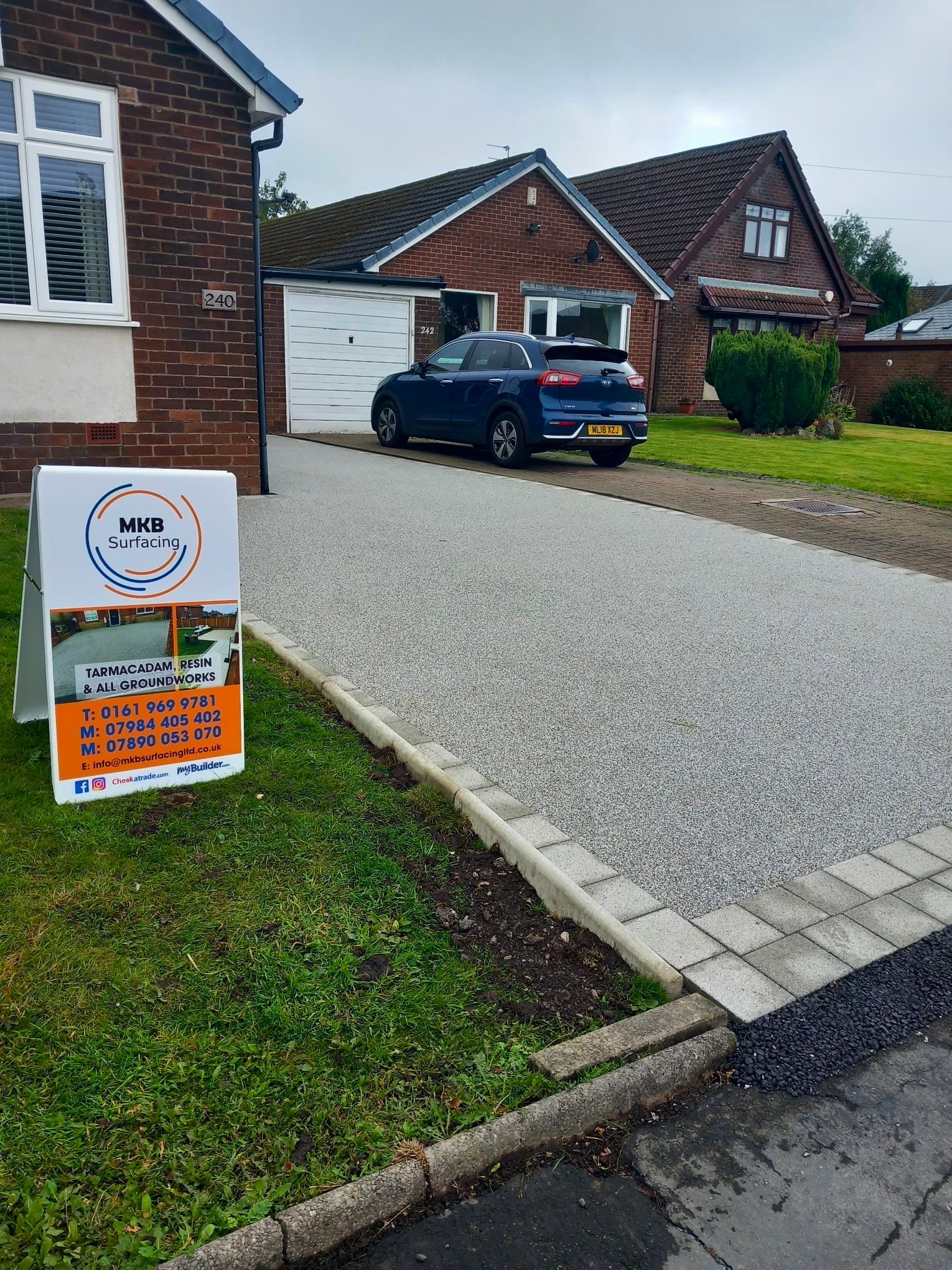 MKB Surfacing & Groundworks Ltd at work